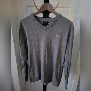 Oakley, long sleeve grey shirt, extra large, men's